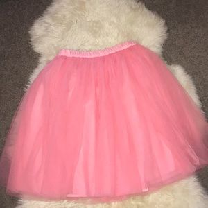 Pink Tulle Skirt
